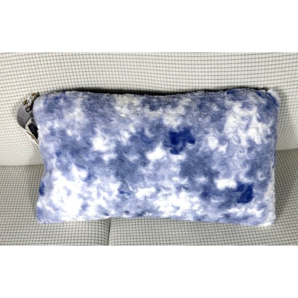 Aviva Stanoff  Blue White Painted Sky Blanket 2 Pillow Set, Super Soft, NWT, MSR - Picture 7 of 10